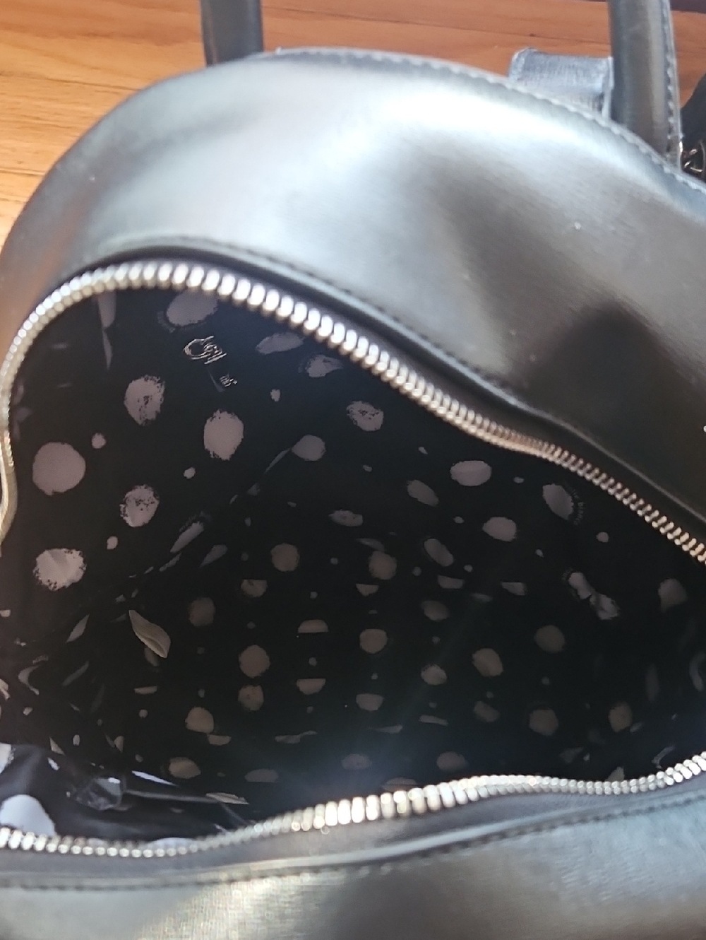 Melie Bianco Black Backpack - Picture 8 of 8